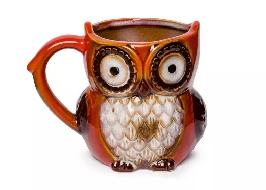 Pelėdos formos puodelis, 340 ml