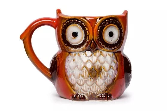 Pelėdos formos puodelis, 340 ml