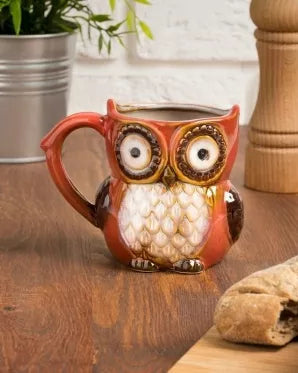 Pelėdos formos puodelis, 340 ml