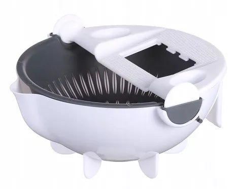 Šeši viename, daržovių ir vaisių pjaustyklė - sietelis, 22 x 22 x 11 cm