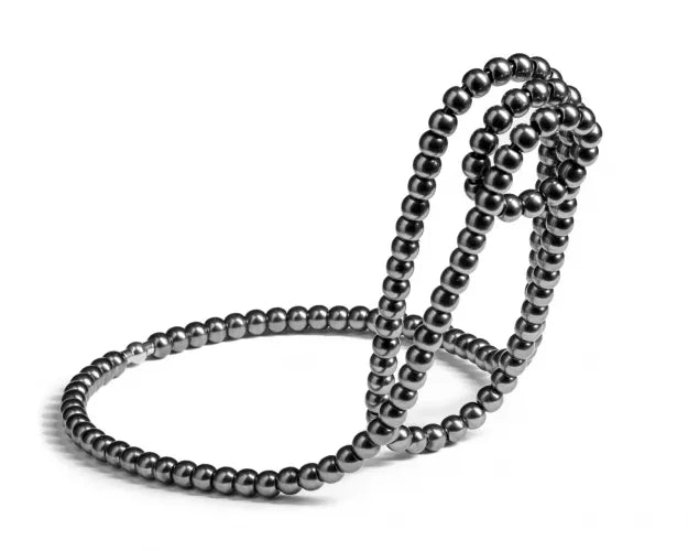 Perlų Vyno Butelio Laikiklis, Juodas