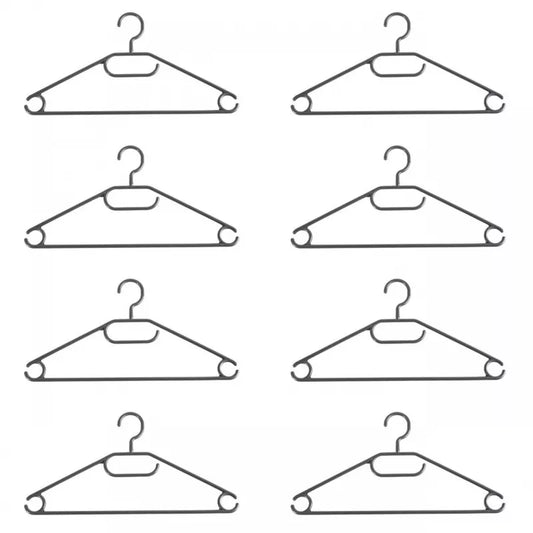 Plastikinių Pakabų Komplektas Beldray, 8 Vnt, Juodos