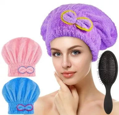 Plaukų džiovinimo kepurė, mėlyna