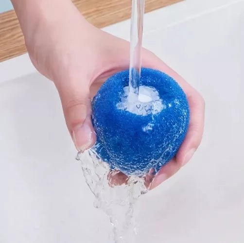 Plaukus Surenkantis Skalbimo Kamuolys, Mėlynas