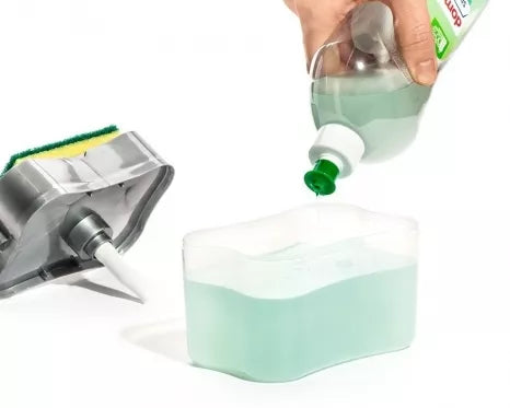 Plovimo priemonės dozatorius ir kempinė, 385 ml