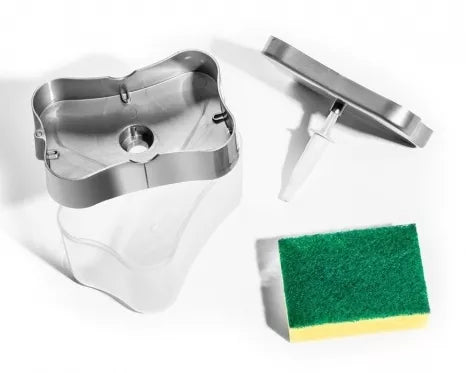 Plovimo priemonės dozatorius ir kempinė, 385 ml