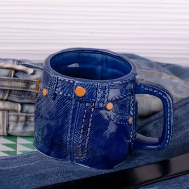 Puodelis "Džinsinės kelnės", 450 ml