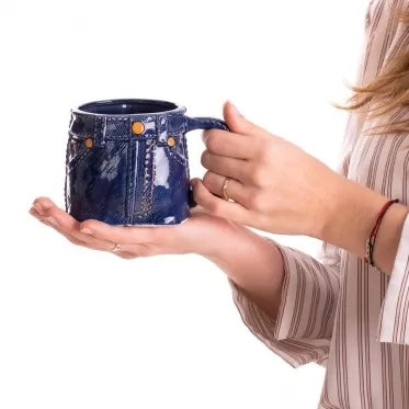 Puodelis "Džinsinės kelnės", 450 ml