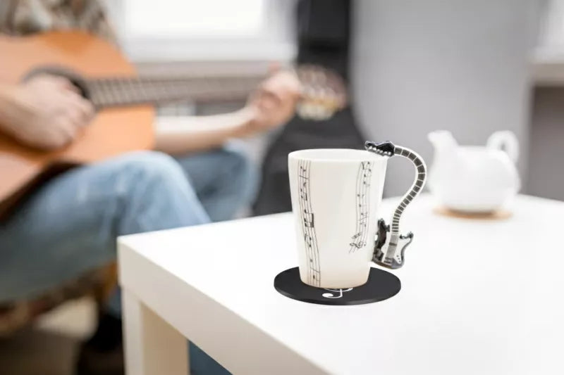 Puodelis Elektrinė Gitara + Padėkliukas