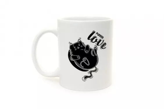 Puodelis "PURRRR love", 300 ml