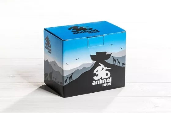 Puodelis su 3D katino galvos formos rankena, 400 ml