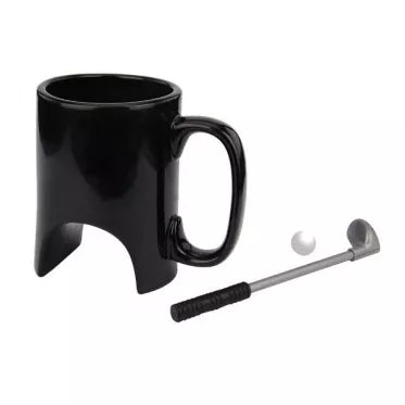 Puodelis su golfo kamuoliuku ir lazda, 280 ml