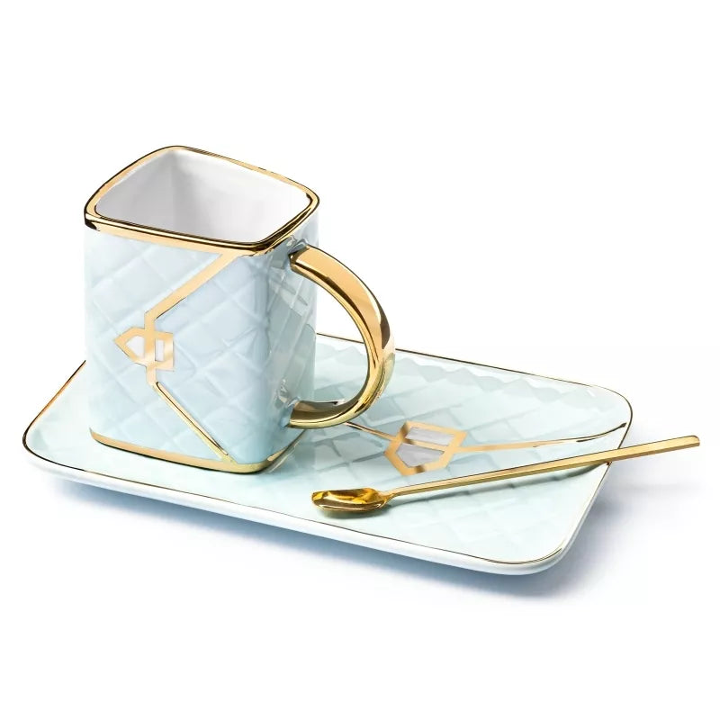 Puodelis Su Lekštute Rankinukas, Baltas