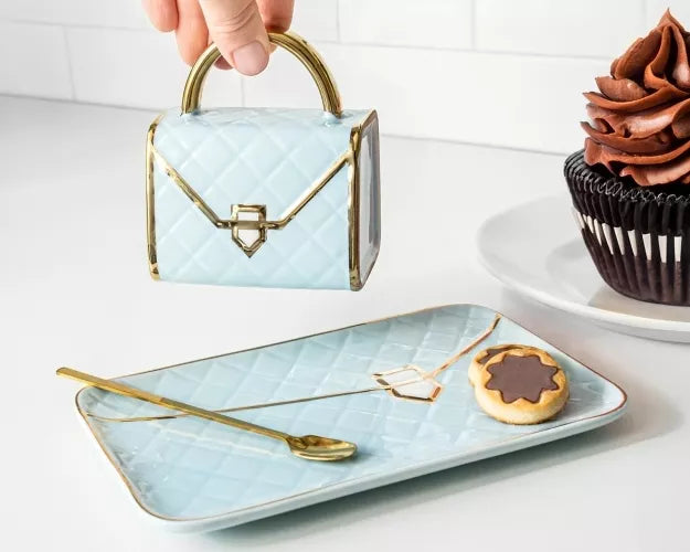 Puodelis Su Lekštute Rankinukas, Baltas