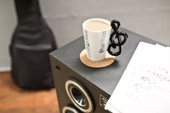 Puodelis su smuiko rakto formos rankena, 250 ml