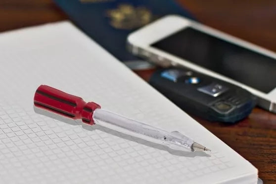 Rašiklis "Atsuktuvas", 14,5 x 1,5 cm