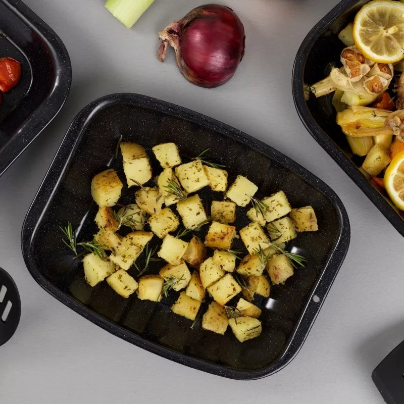 Russell Hobbs Cw20701Eu Roaster And Chop Padėklų Rinkinys 3Vnt