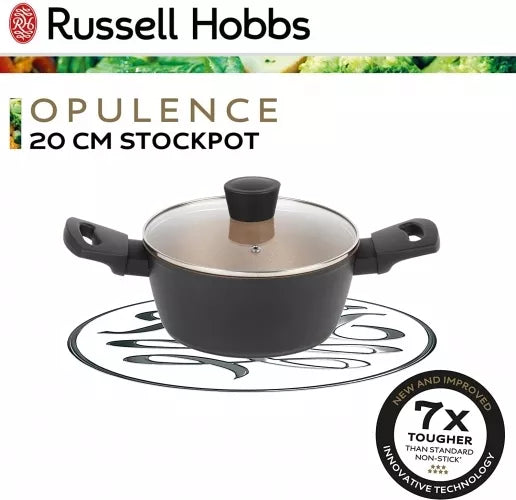 Russell Hobbs Rh01669Beu7 Turtingas Puodas 20Cm Juodas