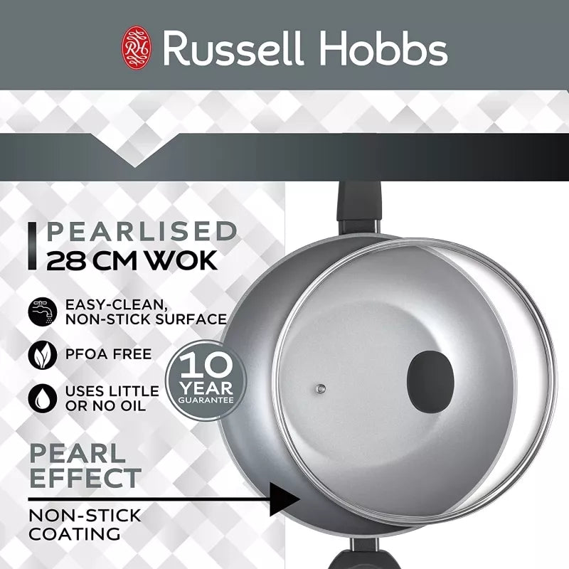 Russell Hobbs Rh01709Eu Perlamutrinė Wok 28Cm