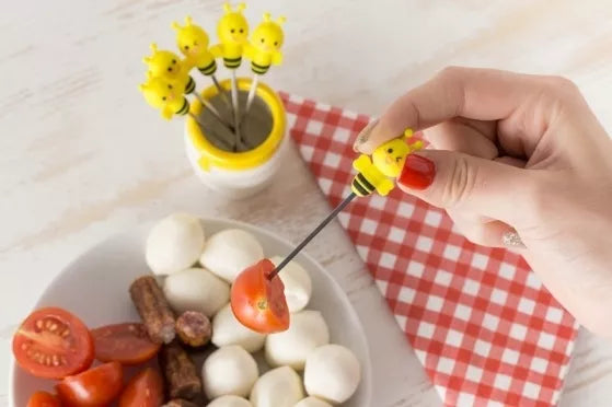 Šakutės užkandžiams "Bitutės", 6 vnt