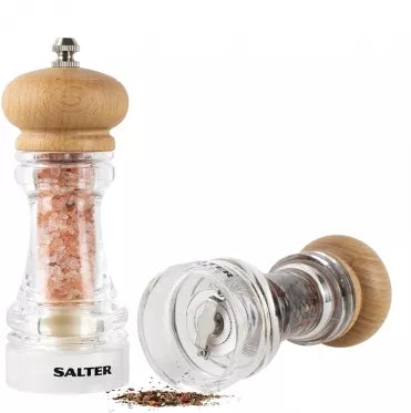 Malūnėliai Salter 7607 WDXR Beech Wood Mills Twin