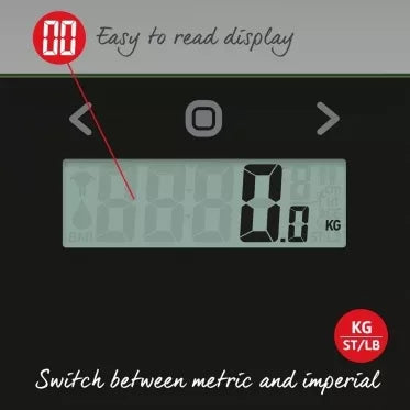 Svarstyklės Salter 9128 BK3R Electronic Body Analyser - Black