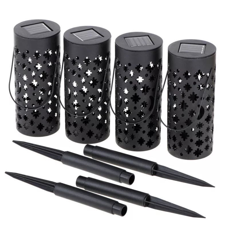 Saulės Baterijos Žibintai, 4 Vnt