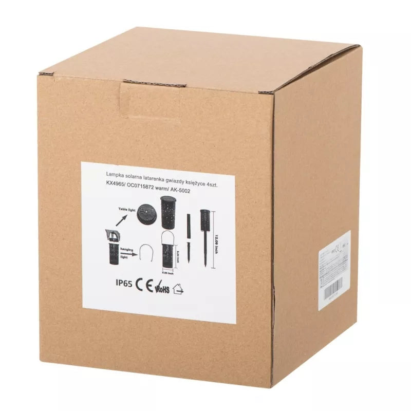 Saulės Baterijos Žibintai, 4 Vnt