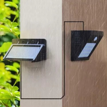 Saulės energijos belaidis 30 LED šviestuvas su judesio davikliu, 2200 mAh