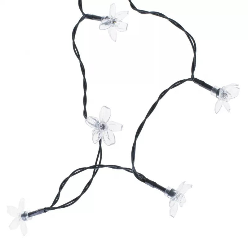 Saulės Įkraunama Sodo Girlianda, 7 m, 50 LED, Daugiaspalvė