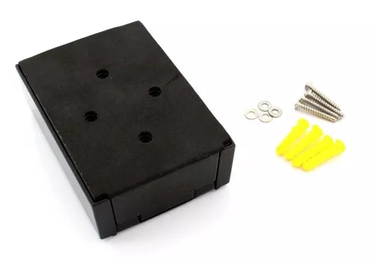 Užrakinama raktų dėžutė su slaptažodžiu, 12 x 8,7 x 4 cm juoda