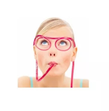 Šiaudelis "Akiniai" (skaidrus)