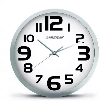 Sieninis laikrodis "Esperanza Zurich", 25 x 4 cm (baltas)