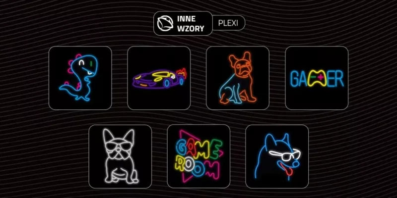 Sieninis Neoninis Šviestuvas Manta, 5 W