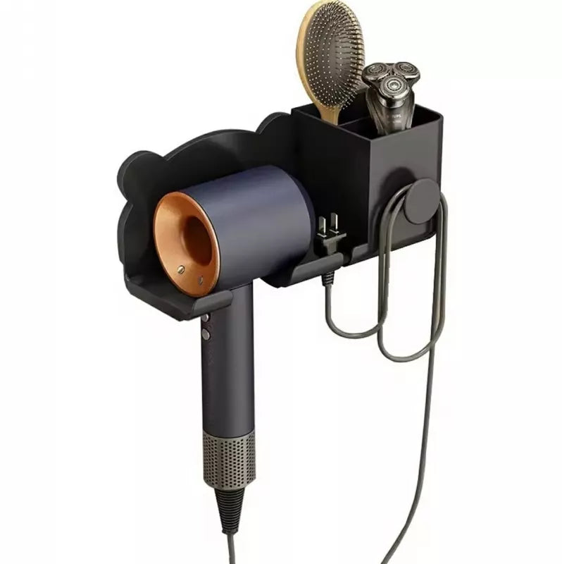 Sieninis Plukų Džiovinimo Laikiklis, Juodas