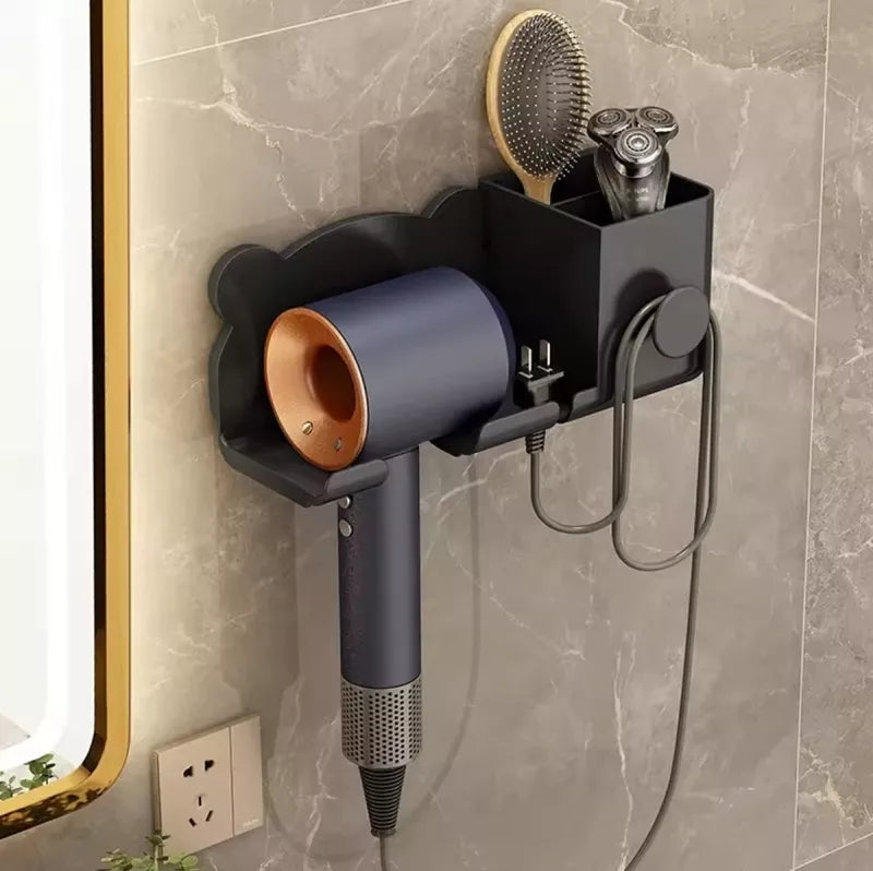 Sieninis Plukų Džiovinimo Laikiklis, Juodas