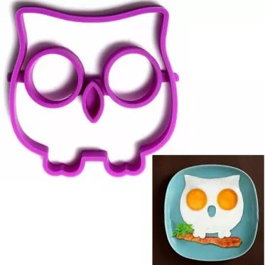 Silikoninė formelė kiaušiniams "Pelėda", 12 x 12 x 1,5 cm