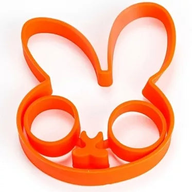 Silikoninė formelė kiaušiniams "Zuikutis", 11,5 x 12 x 1,5 cm