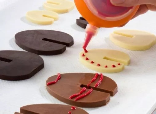 Silikoninė formelė šokoladiniams kiaušiniams, 28,9 x 16,8 x 0,7 cm