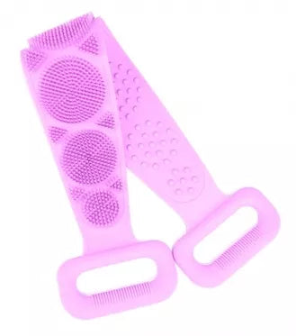 Silikoninė kempinė - masažuoklis nugarai šveisti, 68 x 11 cm