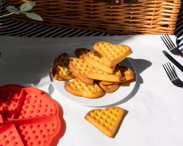 Silikoninė Vaflių Ir Sausainių Kepimo Formelė