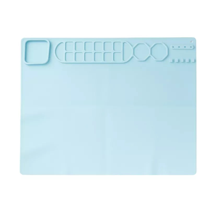 Silikoninis Peišimo Kilimėlis + 10 Teptukų