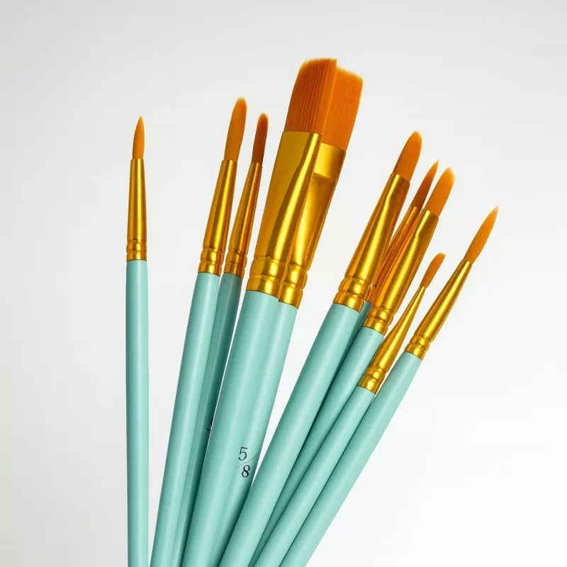 Silikoninis Peišimo Kilimėlis + 10 Teptukų