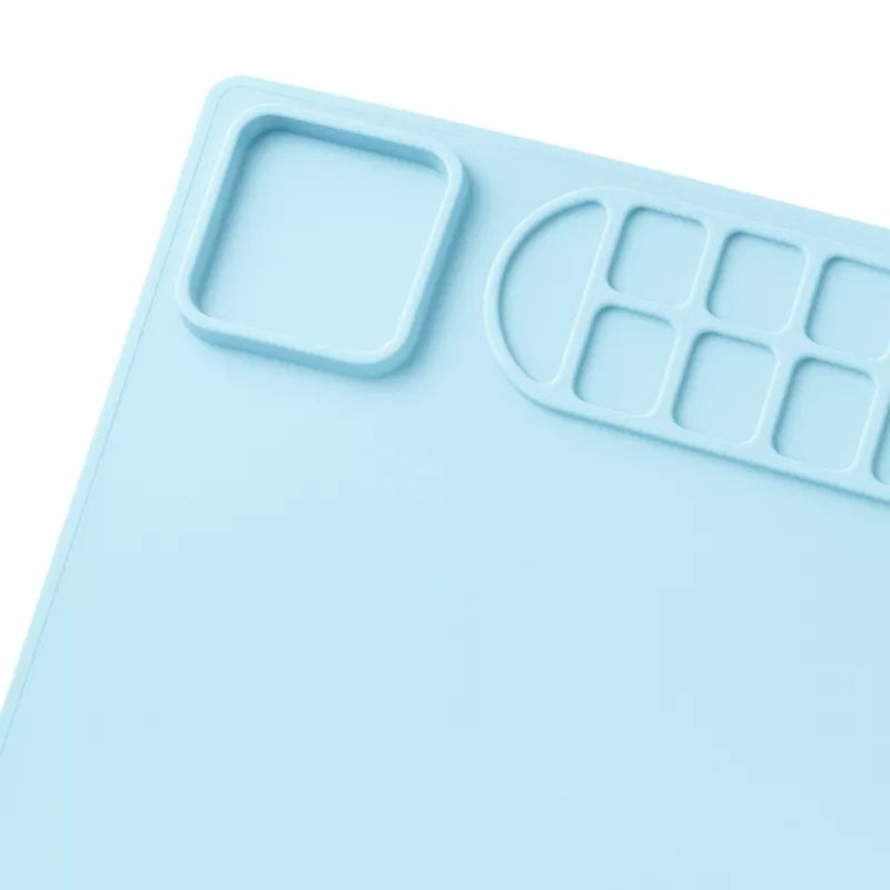 Silikoninis Peišimo Kilimėlis + 10 Teptukų