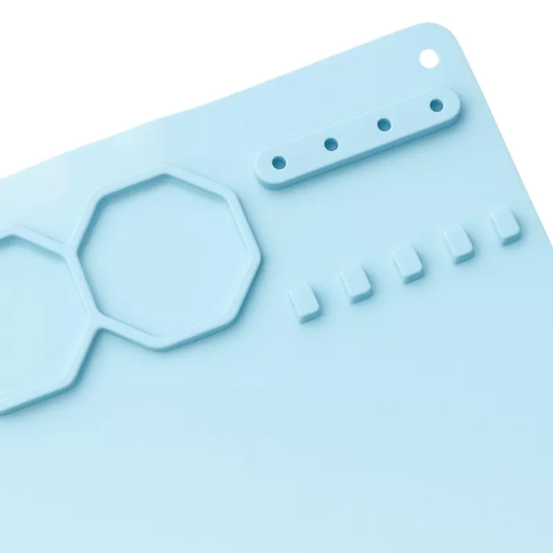 Silikoninis Peišimo Kilimėlis + 10 Teptukų