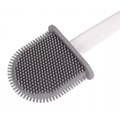 Silikoninis tualeto šepetys su stovu, 9,5 x 36 cm