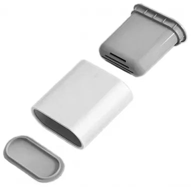 Silikoninis tualeto šepetys su stovu, 9,5 x 36 cm