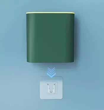 Silikoninis tualeto šepetys su stovu, 9,5 x 36 cm