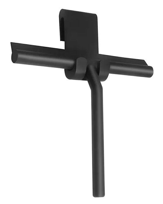 Silikoninis vonios valytuvas stiklo valymui, Juodas