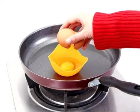 Silikoninių kiaušinių kepimo formų rinkinys, 4 vnt